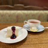 フランソア喫茶室のレアチーズケーキ