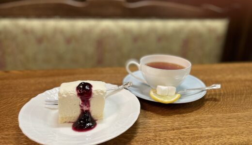 フランソア喫茶室のレアチーズケーキ