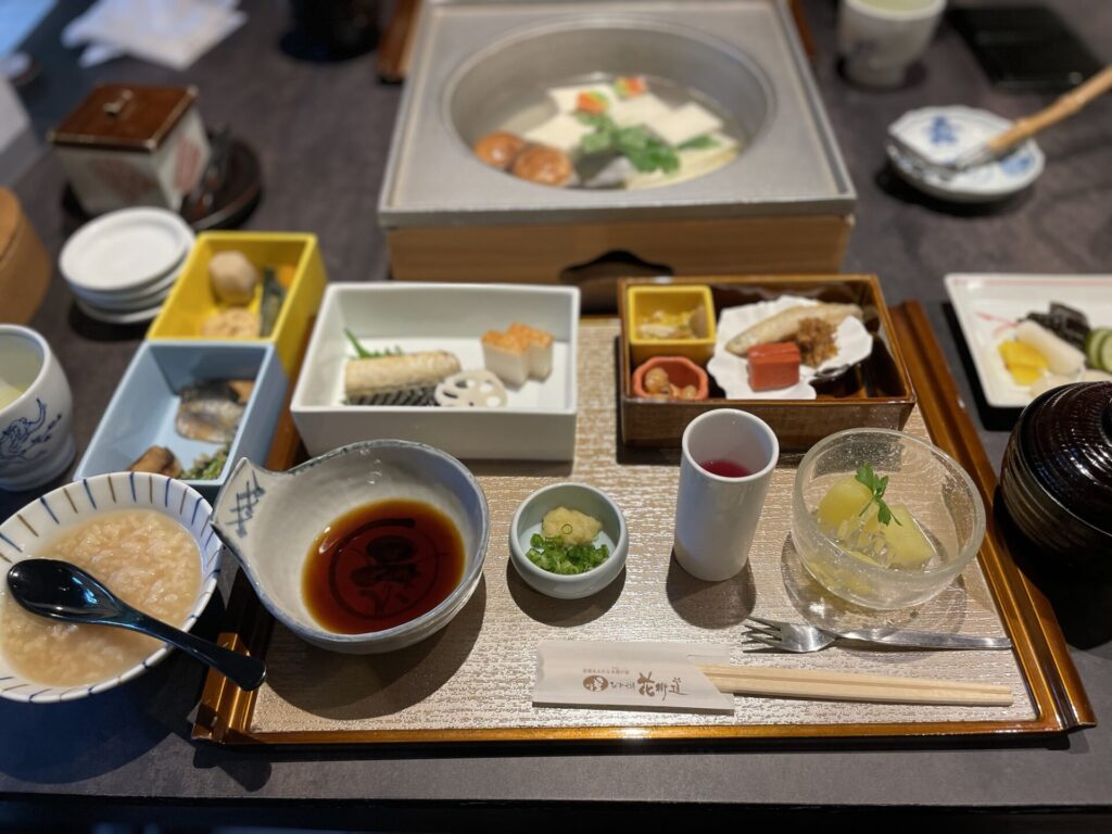 びわ湖花街道の朝食