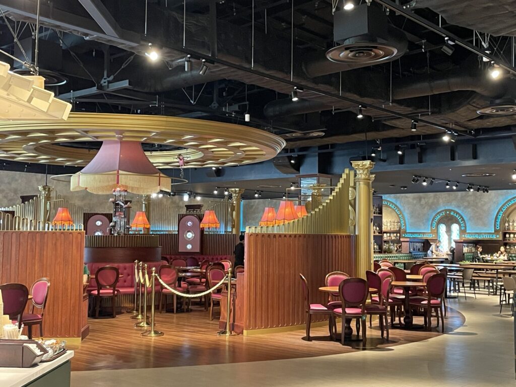 としまえん　ハリーポッタースタジオツアー　バックロットカフェ
アフタヌーンティー　専用エリア
