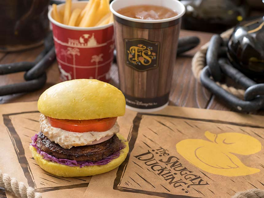 ディズニーシー安いレストラン一覧
・ダックリングドリームバーガー セット1,400円/単品900円