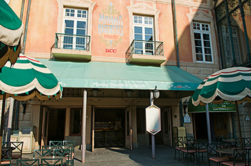 ディズニーシー安いレストラン一覧
マンマ・ビスコッティーズ・ベーカリーの外観